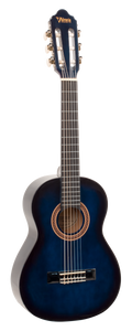 Valencia VC101BUS 1/4 Size Classical Guitar - Blue Sunburst