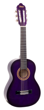 Valencia VC101PPS 1/4 Size Classical Guitar - Purple Sunburst