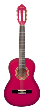Valencia VC102PKS 1/2 Size Classical Guitar - Pink Sunburst