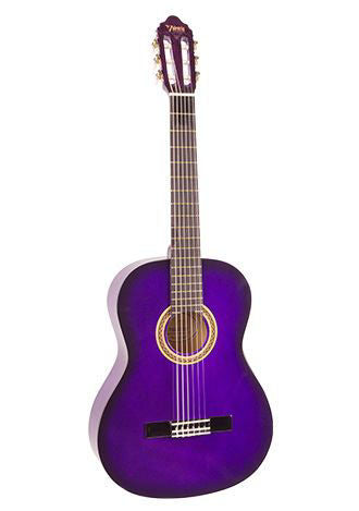 Valencia VC102PPS 1/2 Size Classical Guitar - Purple Sunburst