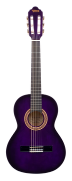 Valencia VC102PPS 1/2 Size Classical Guitar - Purple Sunburst