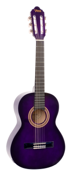 Valencia VC102PPS 1/2 Size Classical Guitar - Purple Sunburst