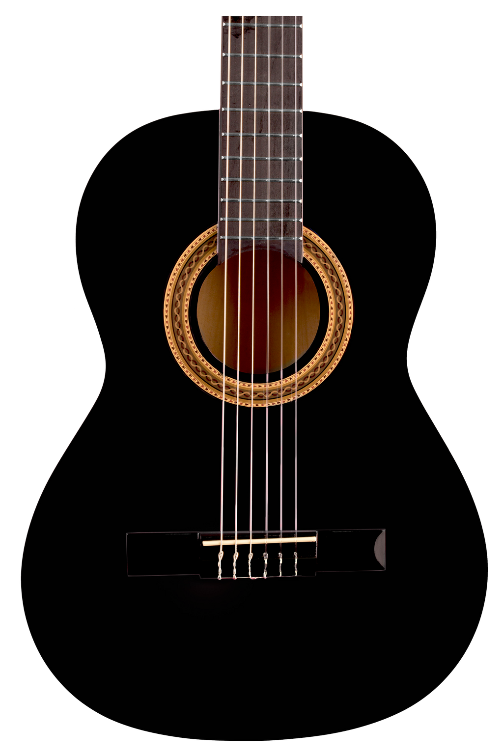 Valencia VC103BK 3/4 Size Classical Guitar - Black