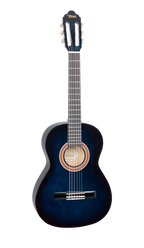 Valencia VC103BUS 3/4 Size Classical Guitar - Blue Sunburst