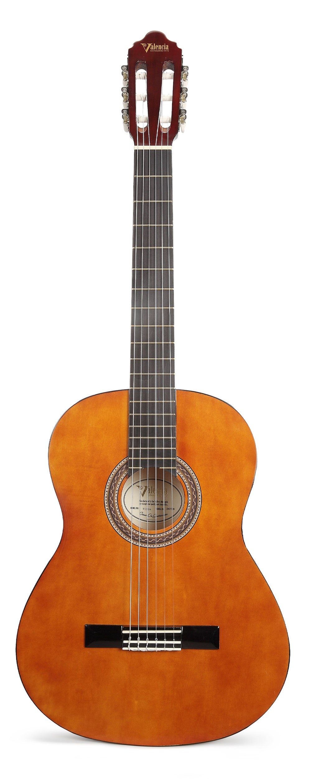 Valencia VC104 4/4 Size Classical Guitar - Natural