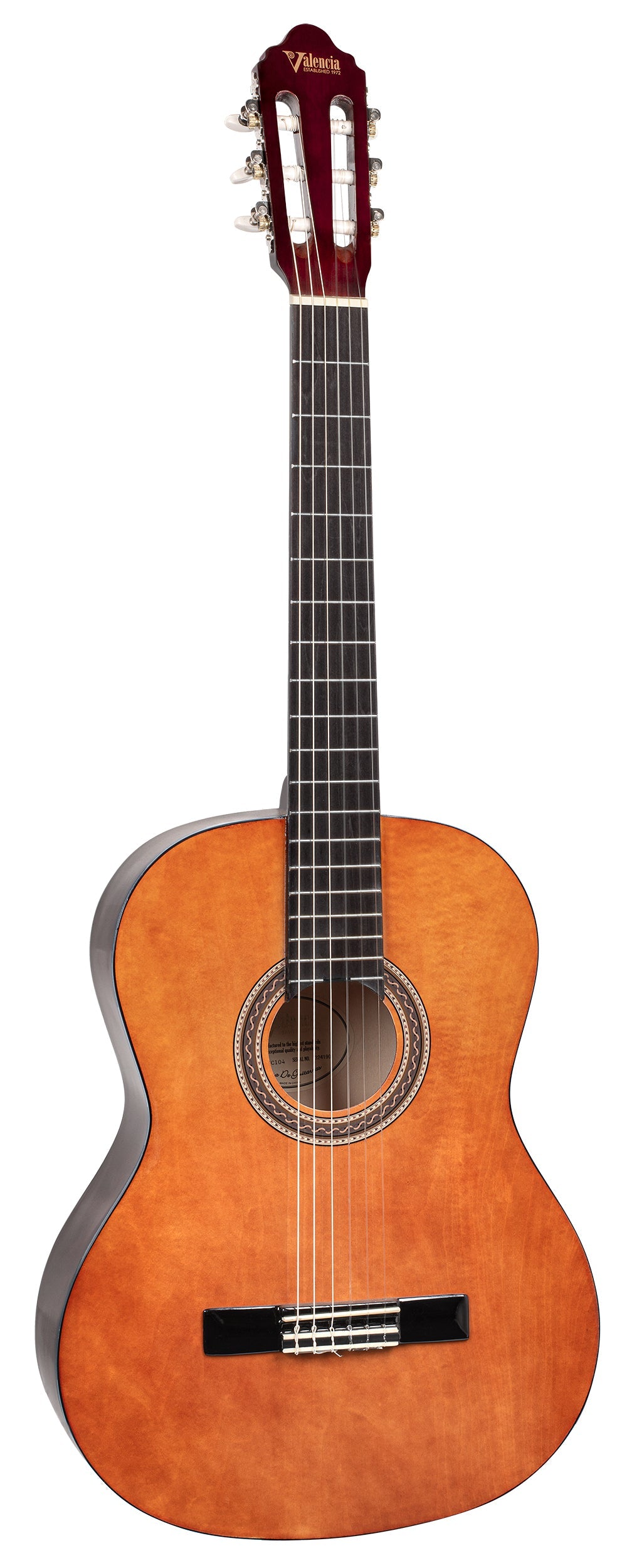Valencia VC104 4/4 Size Classical Guitar - Natural