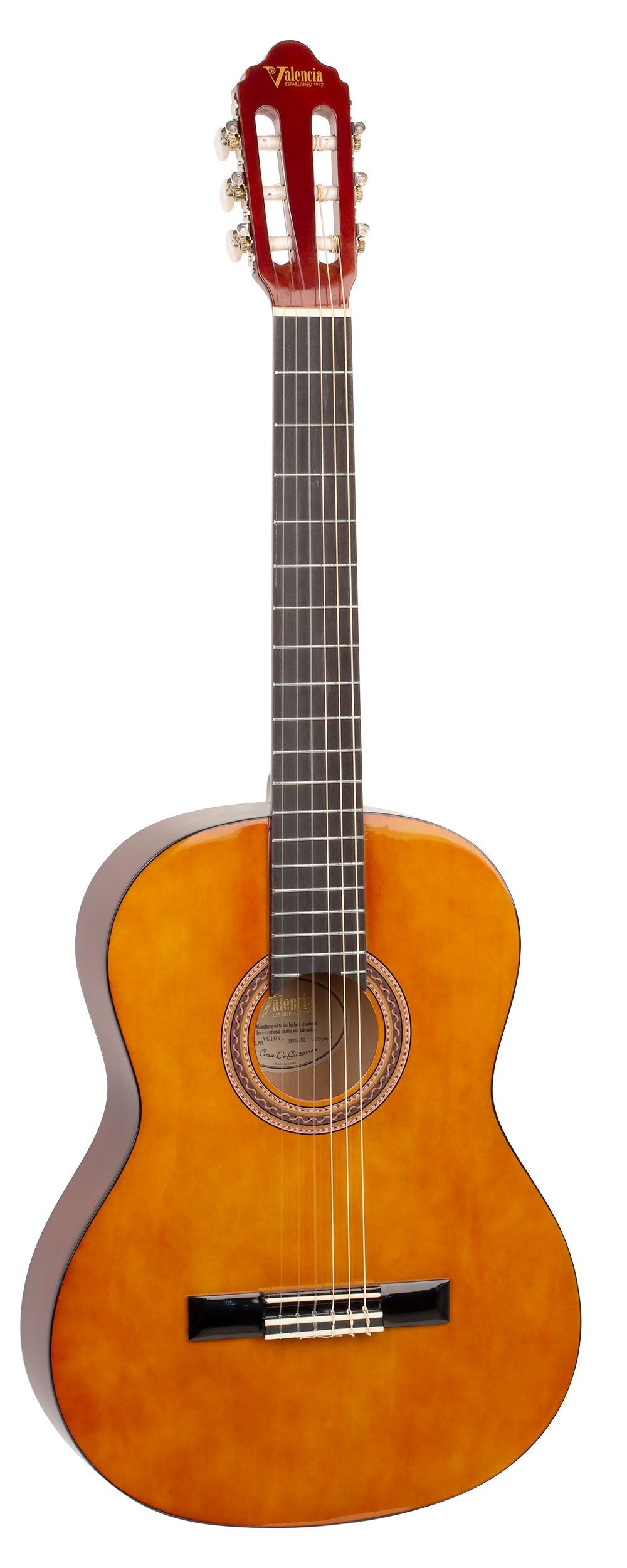 Valencia 4/4 Left-Handed Guitar - Natural