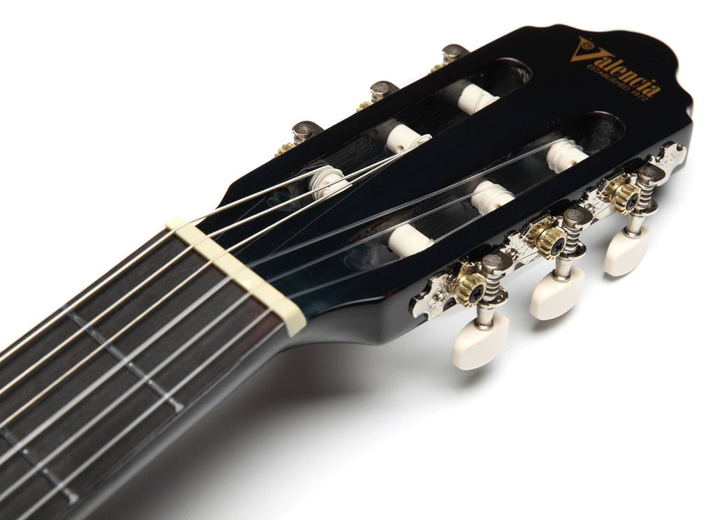 Valencia VC104BK 4/4 Size Classical Guitar - Black