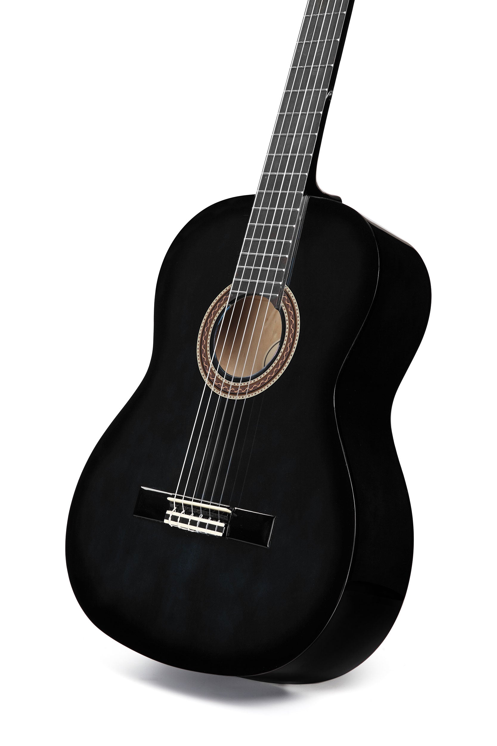 Valencia VC104BK 4/4 Size Classical Guitar - Black