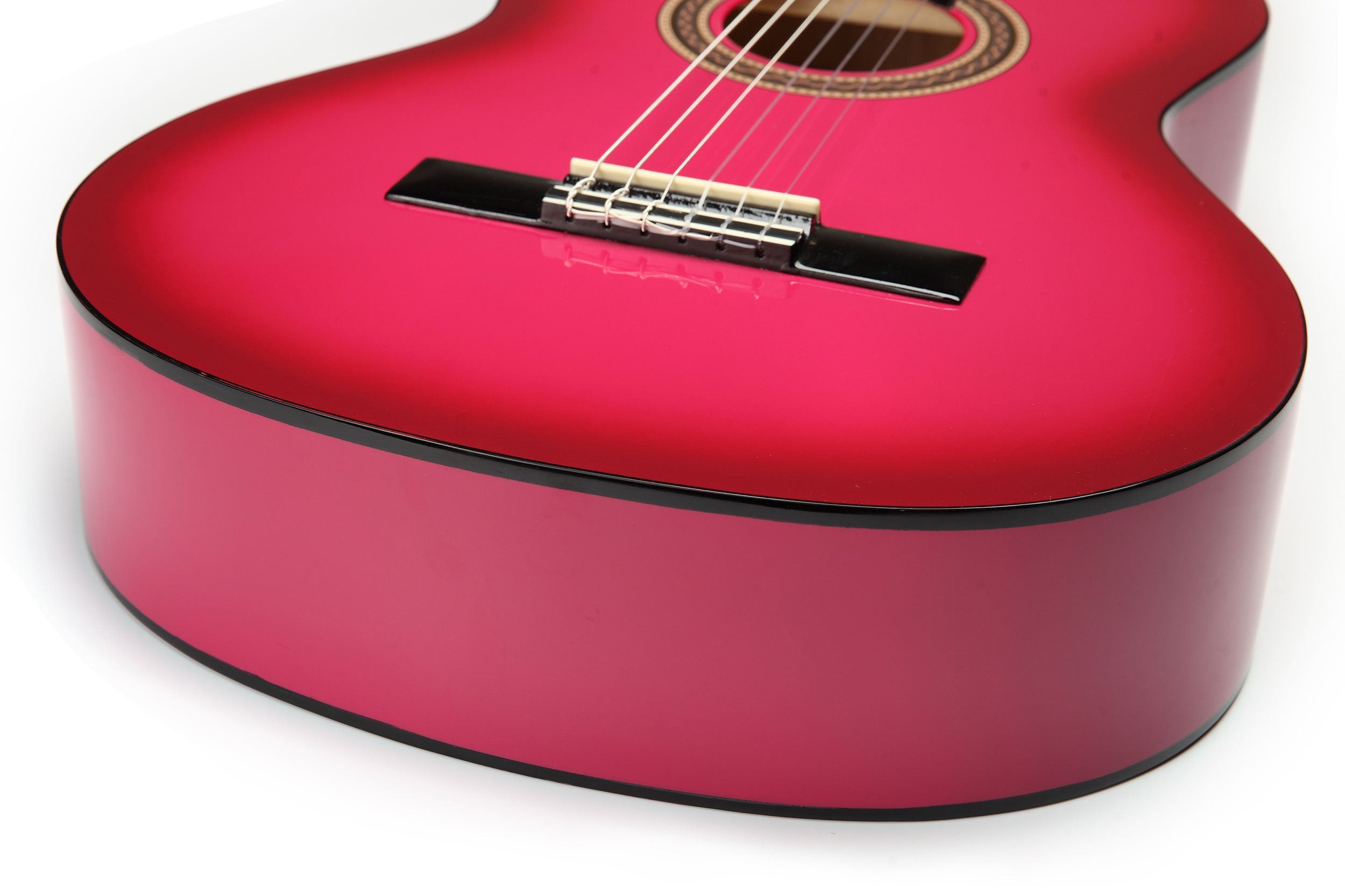 Valencia VC104PKS 4/4 Size Classical Guitar - Pink Sunburst