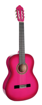 Valencia VC104PKS 4/4 Size Classical Guitar - Pink Sunburst