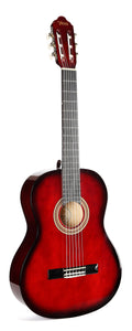 Valencia VC104RDS 4/4 Size Classical Guitar - Red Sunburst