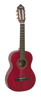 Valencia VC202TWR 1/2 Size Classical Guitar in Transparent Wine Red Satin