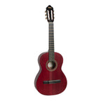 Valencia VC203TWR 3/4 Size Classical Guitar in Transparent Wine Red Satin