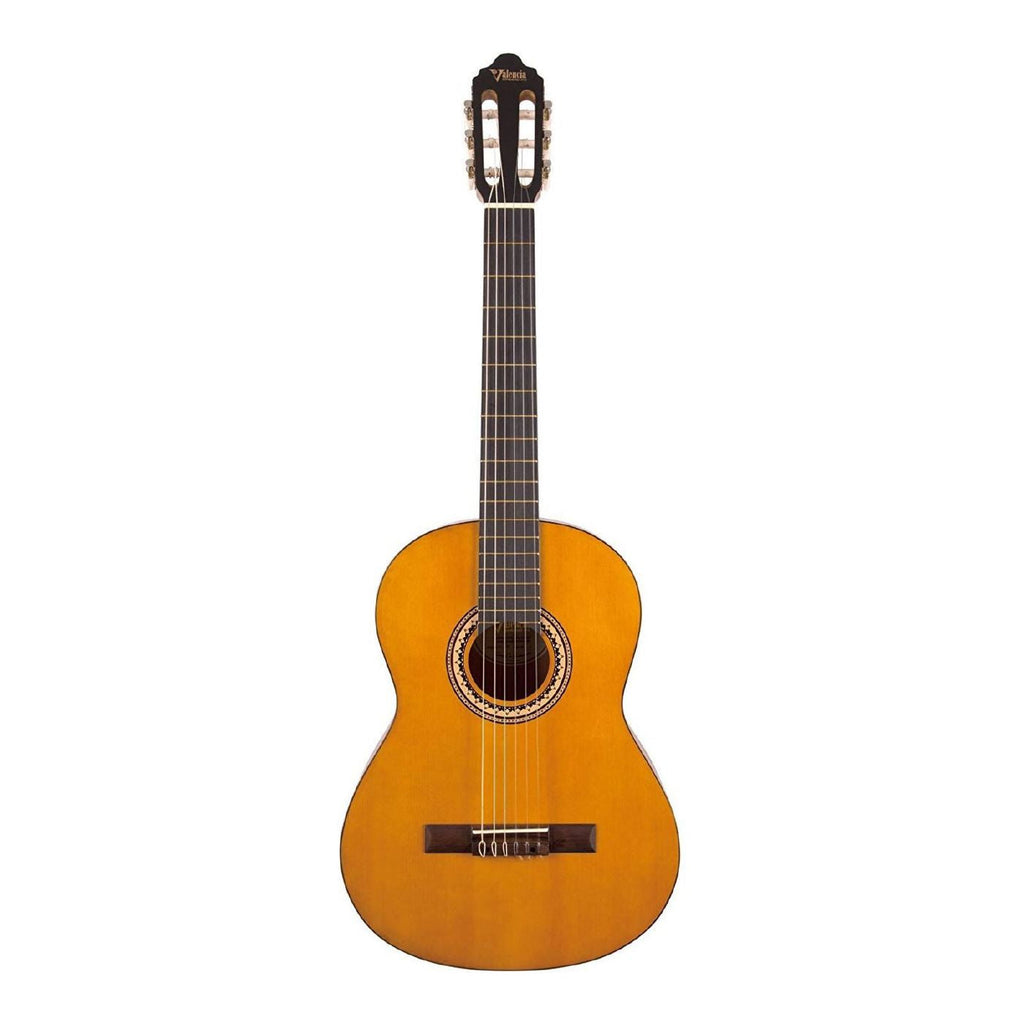 Valencia VC204 Classical Guitar - Antique Natural Satin