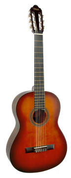 Valencia VC204CSB Full Size Classical Guitar in Classic Sunburst Satin