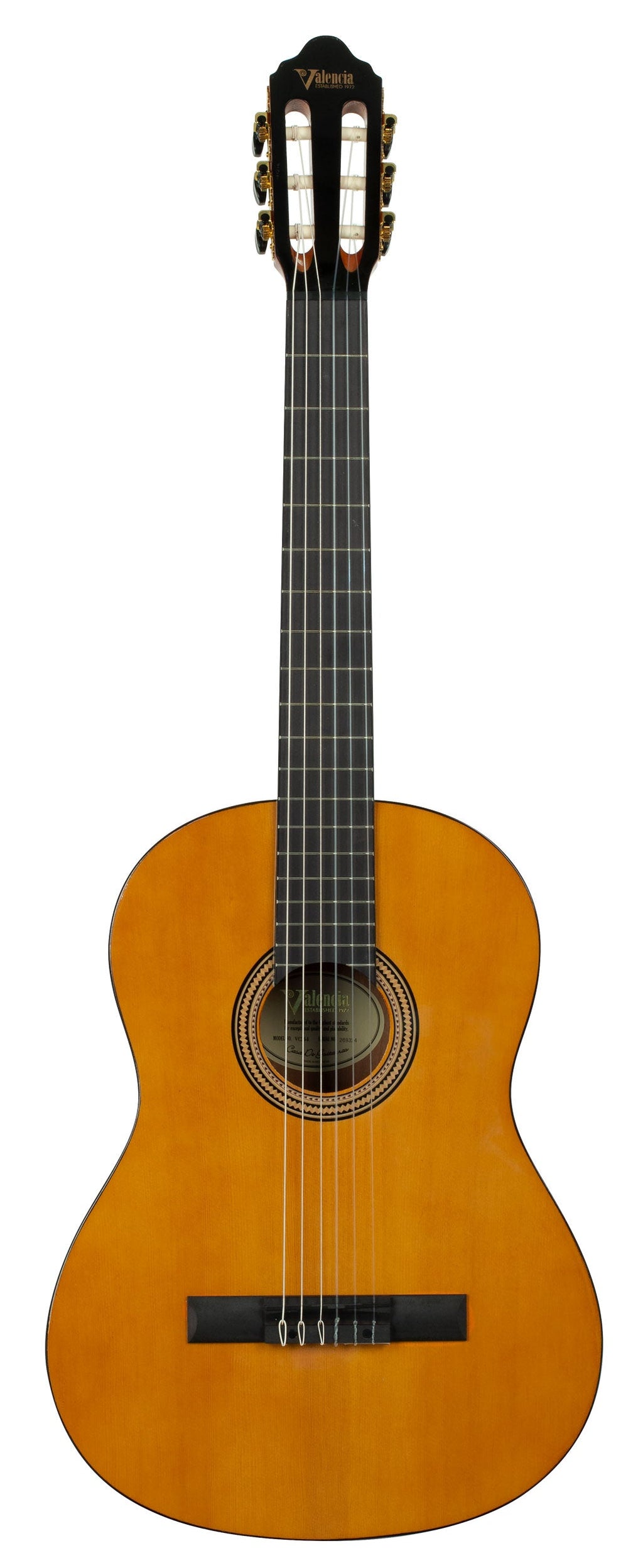 Valencia VC264 Full Size Classical Guitar in Antique Natural Gloss