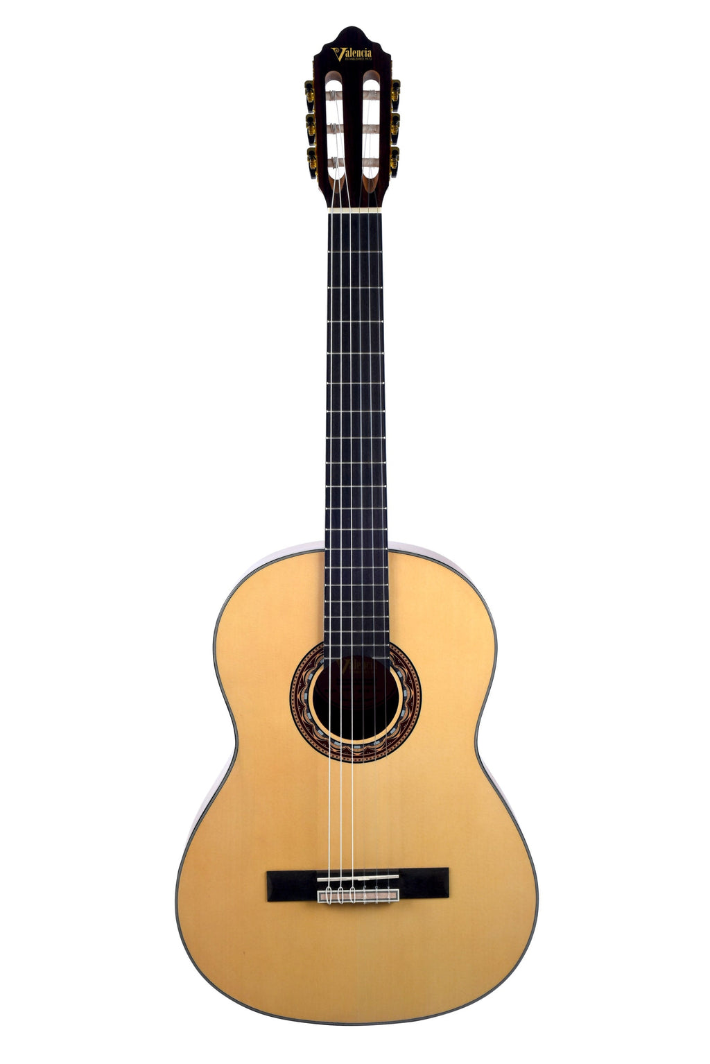 Valencia VC304 Full Size Classical Guitar in Natural Satin
