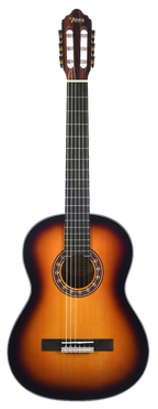 Valencia VC304ASB Full Size Classical Guitar in Antique Sunburst Satin