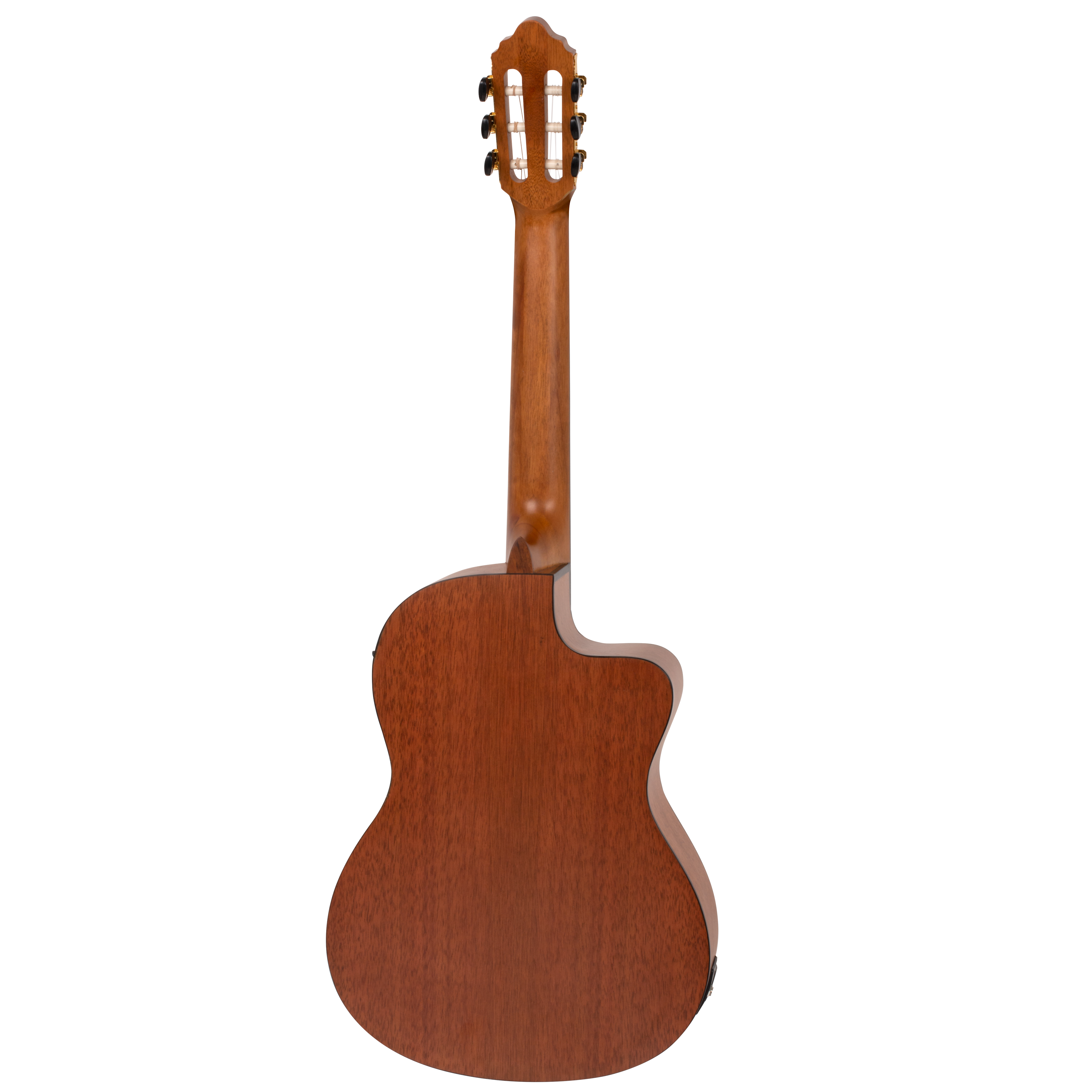 Valencia VC304CEL Full Size Left Hand Classical Guitar with Pickup in Natural Satin