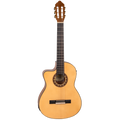 Valencia VC304CEL Full Size Left Hand Classical Guitar with Pickup in Natural Satin
