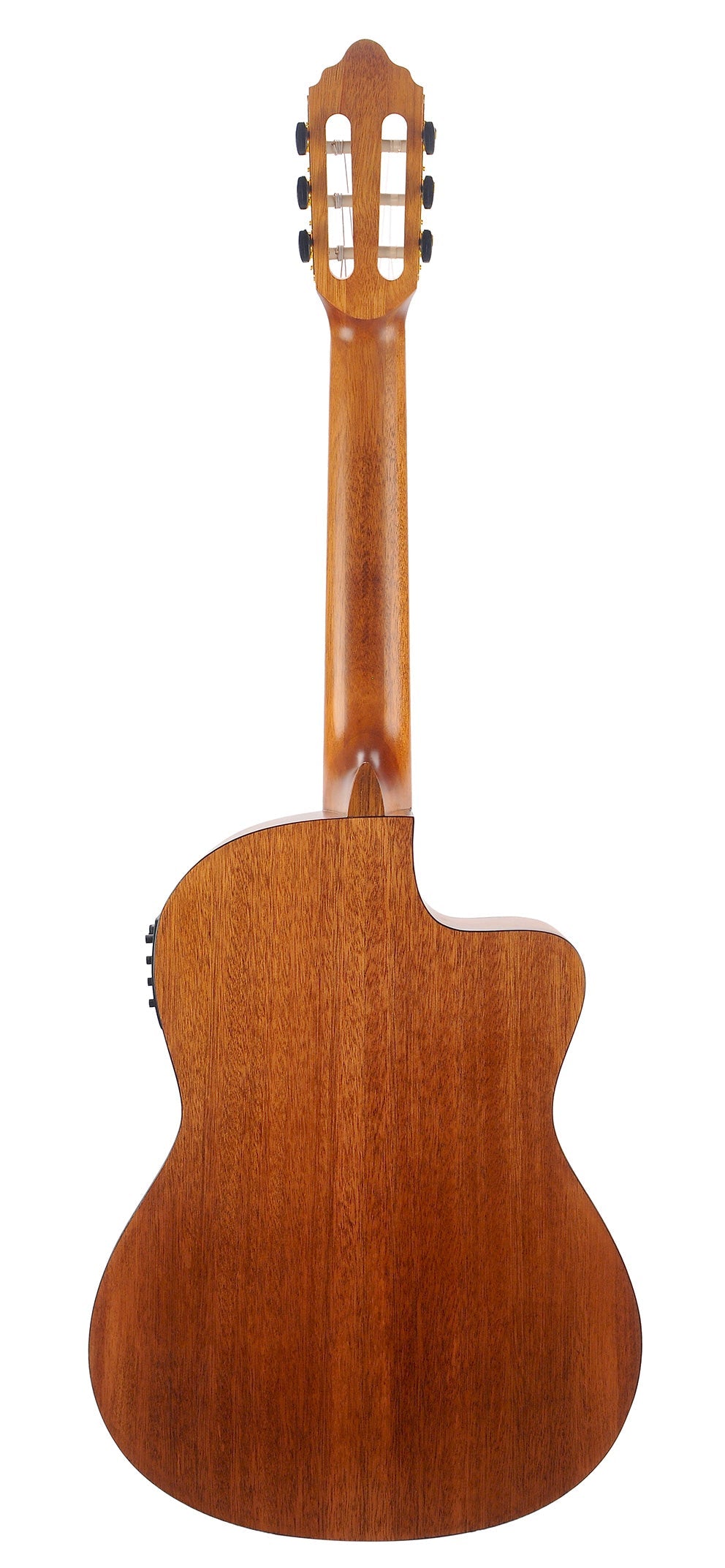 Valencia VC304CEL Full Size Left Hand Classical Guitar with Pickup in Natural Satin