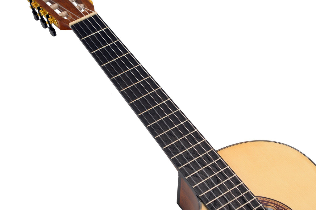 Valencia VC304CEL Full Size Left Hand Classical Guitar with Pickup in Natural Satin