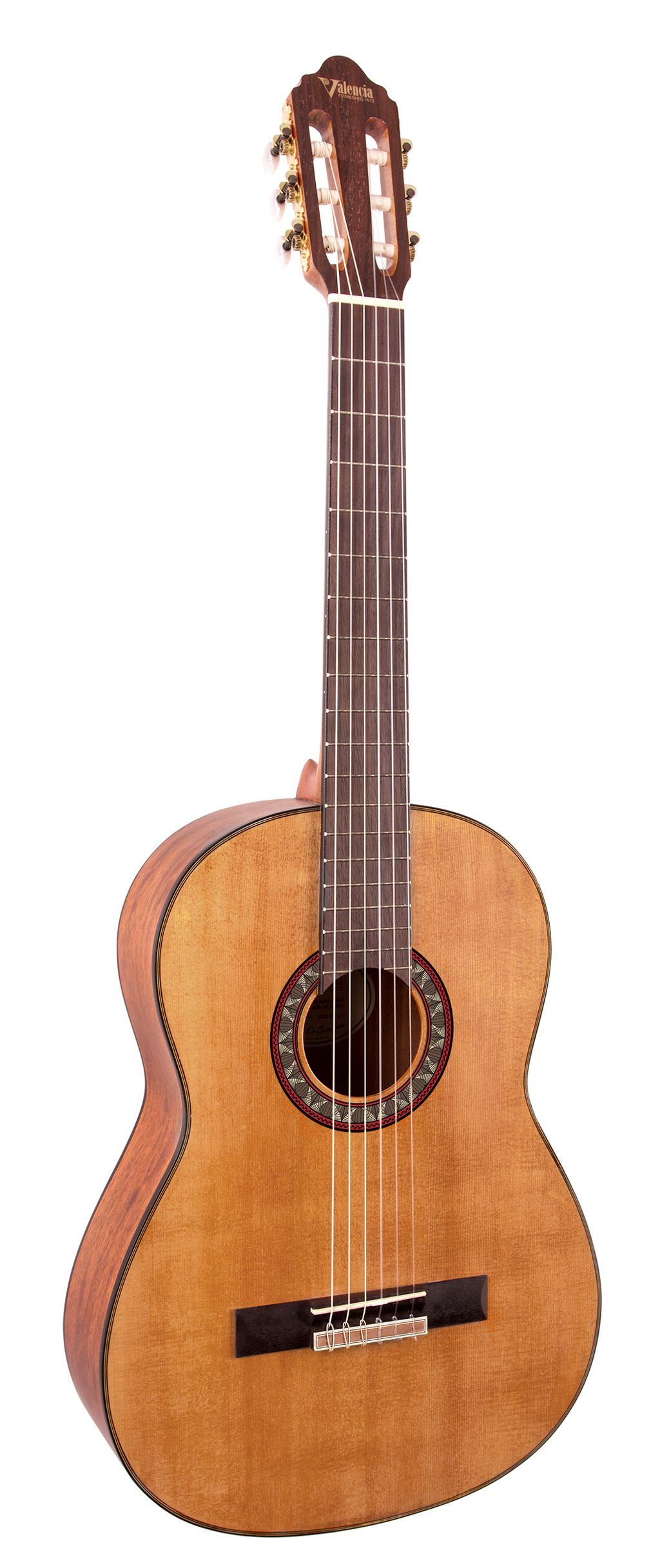 Valencia VC404 Full Size Classical Guitar in Vintage Natural Satin