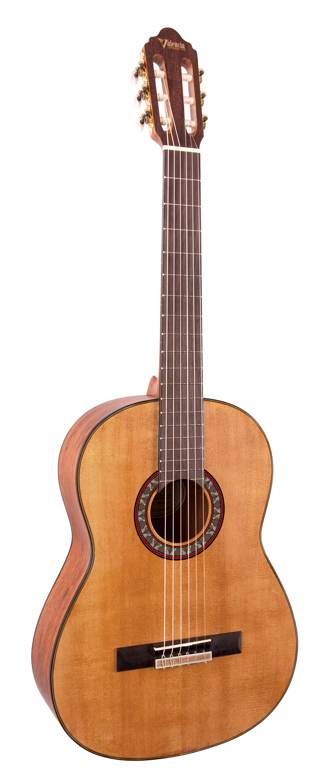 Valencia VC404 Full Size Classical Guitar in Vintage Natural Satin