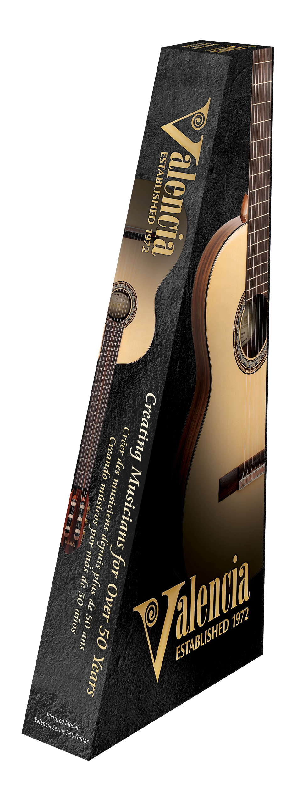 Valencia VC563 3/4 Size Classical Guitar in Natural High Gloss