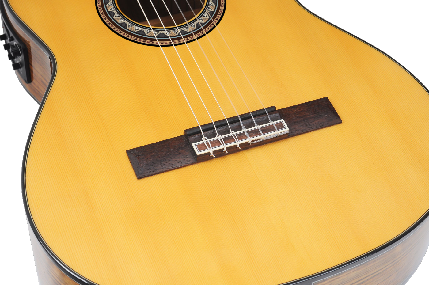 Valencia VC564CE Full Size Classical Guitar with Pickup in Natural High Gloss