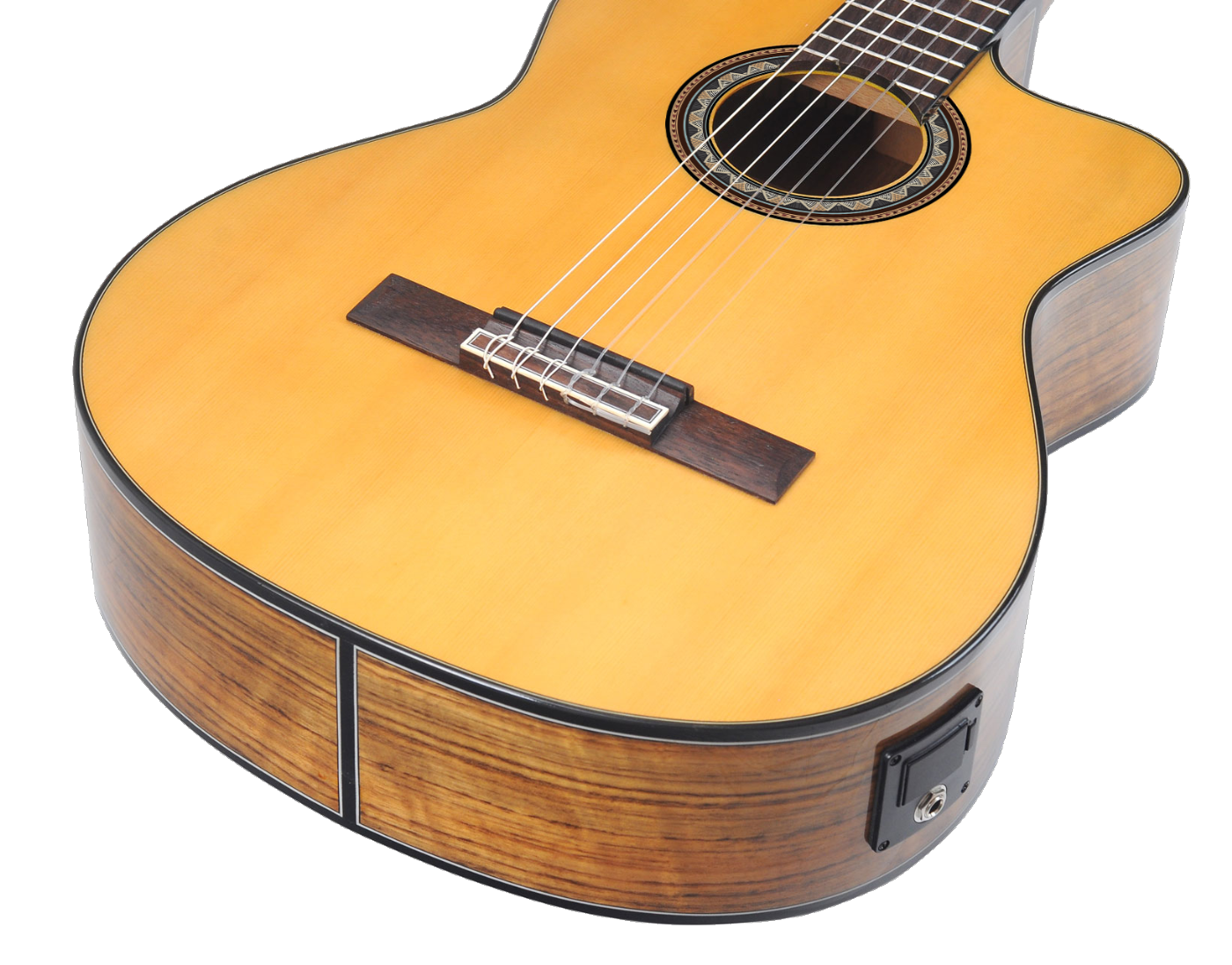 Valencia VC564CE Full Size Classical Guitar with Pickup in Natural High Gloss