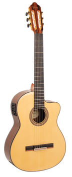 Valencia VC564CE Full Size Classical Guitar with Pickup in Natural High Gloss