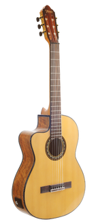 Valencia VC564CEL Full Size Left Hand Classical Guitar with Pickup in  Natural High Gloss