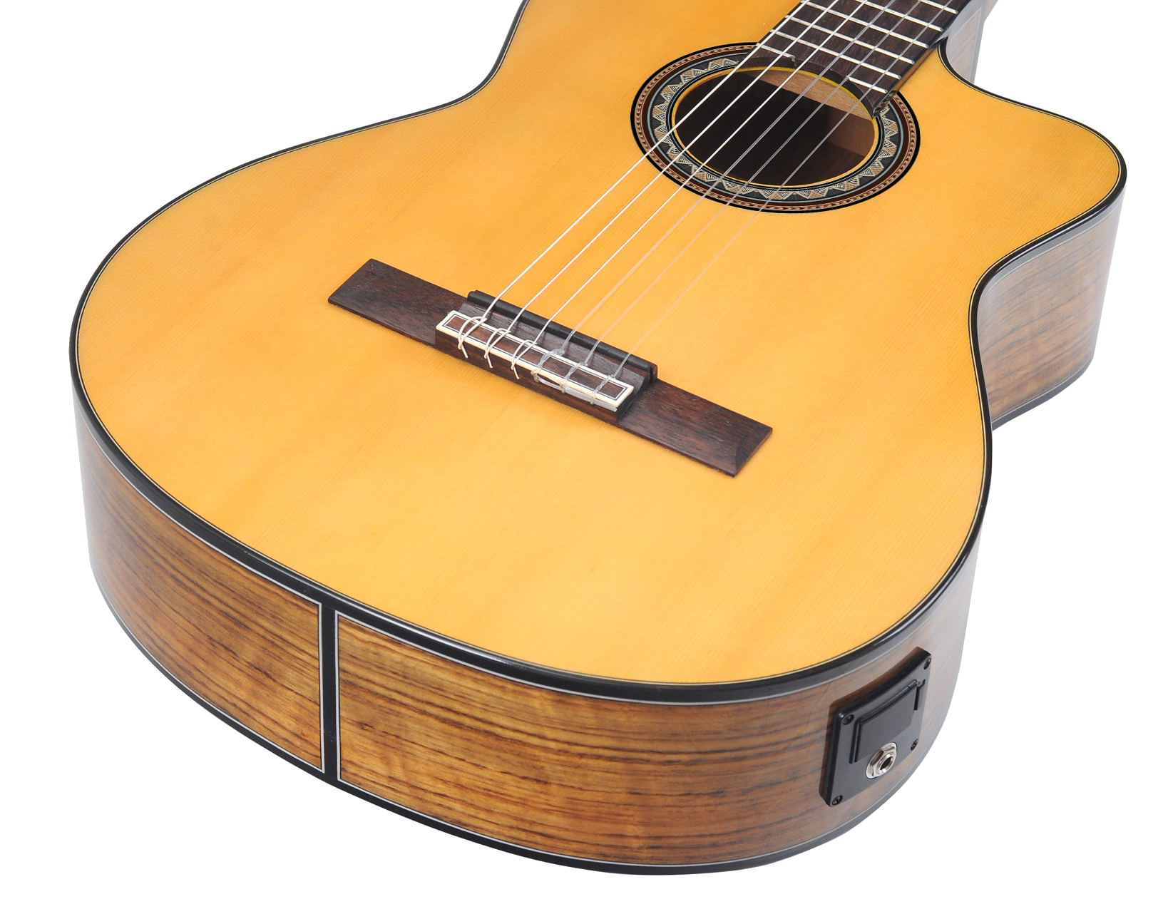 Valencia VC564CE Full Size Classical Guitar with Pickup in Natural High Gloss