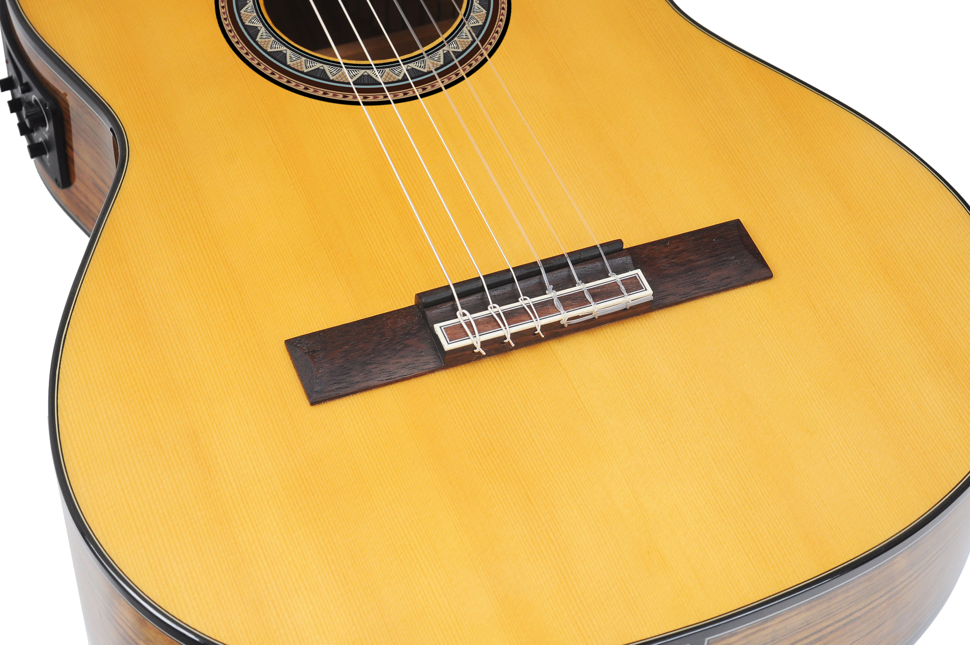 Valencia VC564CE Full Size Classical Guitar with Pickup in Natural High Gloss