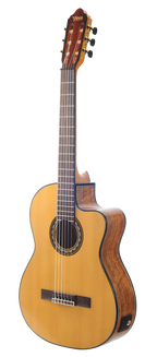 Valencia VC564CE Full Size Classical Guitar with Pickup in Natural High Gloss