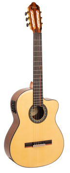 Valencia VC564CE Full Size Classical Guitar with Pickup in Natural High Gloss