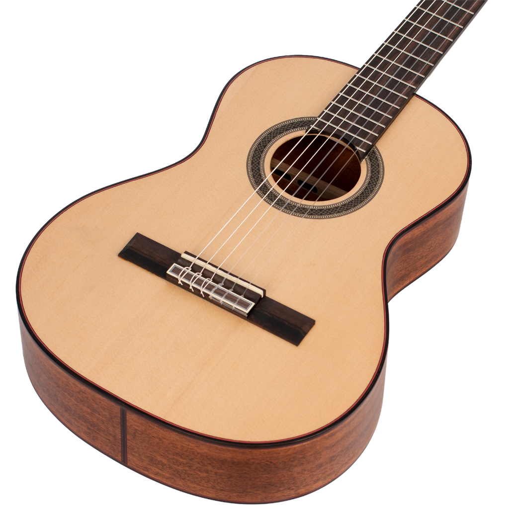 Valencia VC703 3/4 Size Solid Top Classical Guitar in Natural Satin