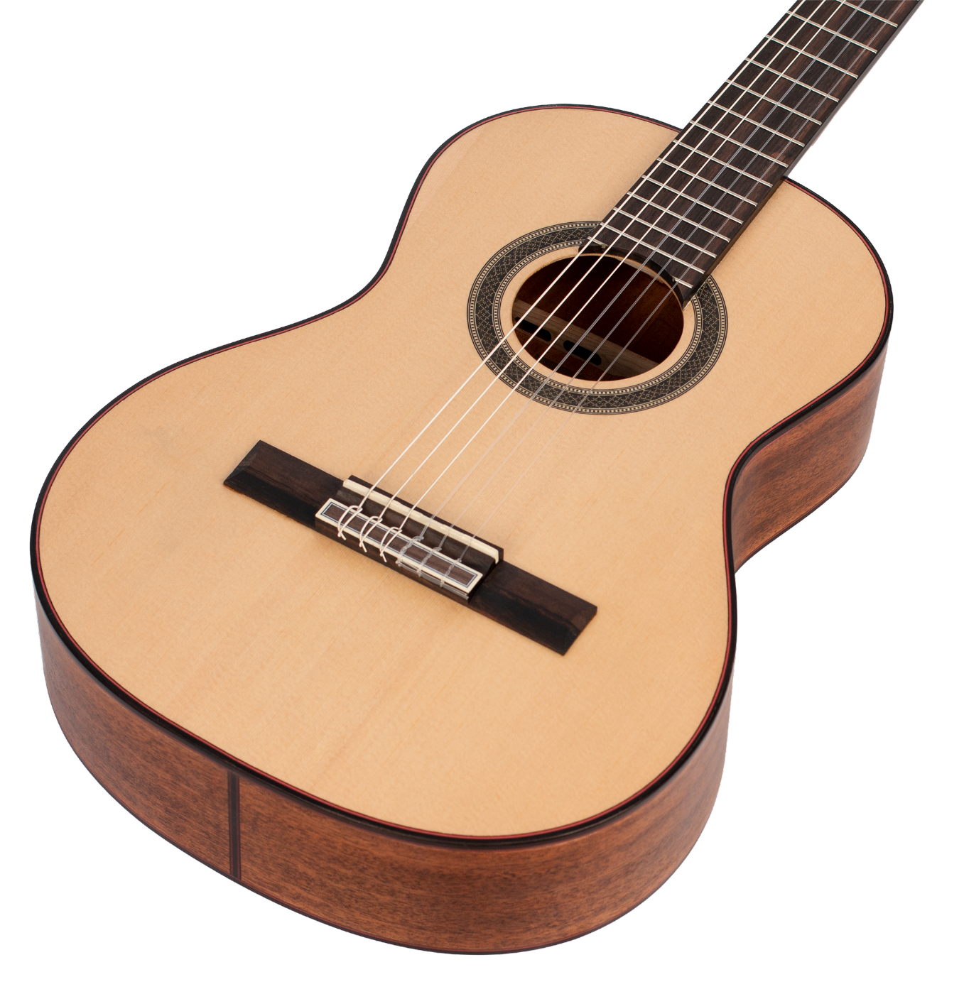 Valencia VC703 3/4 Size Solid Top Classical Guitar in Natural Satin