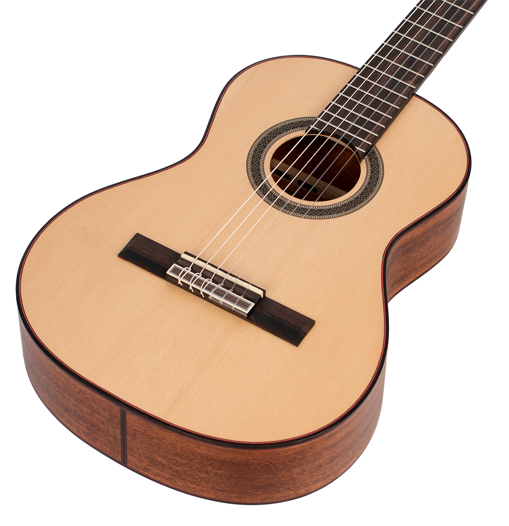 Valencia VC703 3/4 Size Solid Top Classical Guitar in Natural Satin