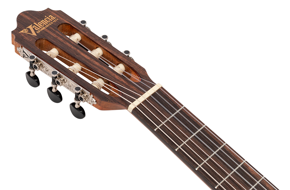 Valencia VC703 3/4 Size Solid Top Classical Guitar in Natural Satin