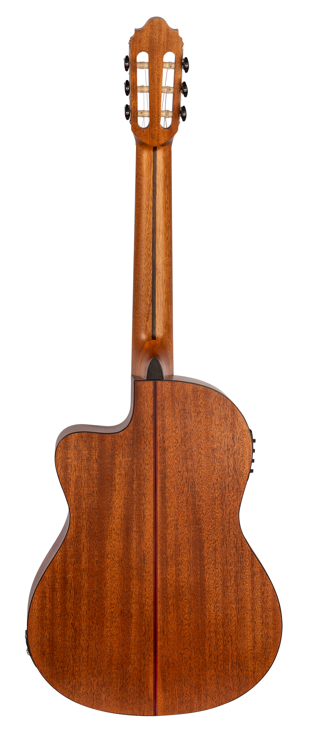 Valencia VC704CE Full Size Solid Top Classical Guitar with Pickup - Natural Satin