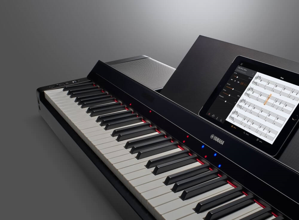 Yamaha P-S500 Digital Piano with Stream Lights - Black