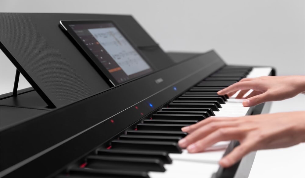 Yamaha P-S500 Digital Piano with Stream Lights - Black