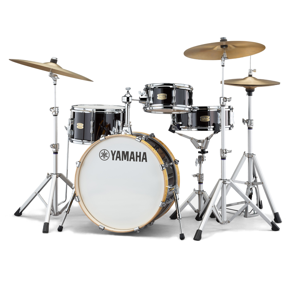 Yamaha Stage Custom Hip 4pc Drum Shell Pack in Raven Black