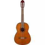 Yamaha CGX122M acoustic-electric classical guitar with cedar top, nylon strings, and natural wood finish.