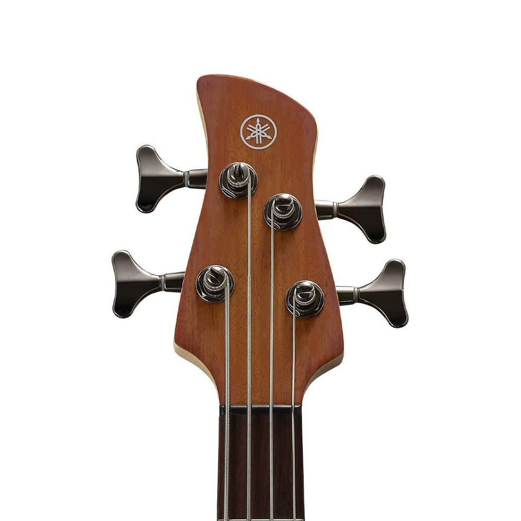 Yamaha TRBX504 4-String Bass Guitar with Maple/Mahogany Neck in Brick Burst