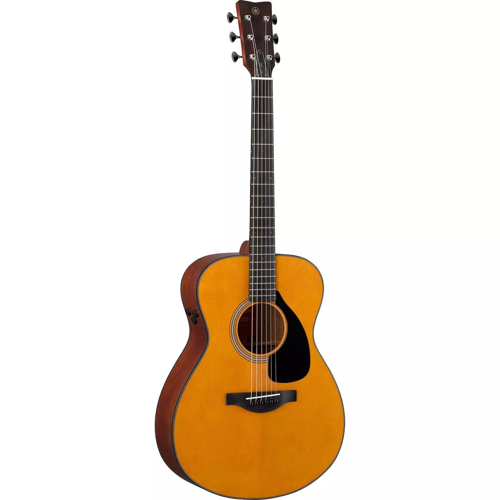 Yamaha FSX3 Red Label concert size acoustic guitar in vintage natural wood finish, showcasing its elegant body and detailed craftsmanship.