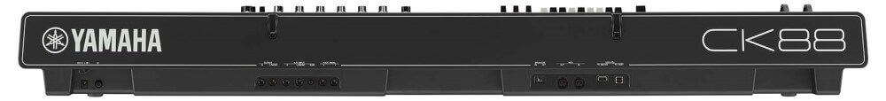 Yamaha CK88 88-key stage keyboard with built-in speakers and Bluetooth connectivity, designed for live performance and studio use.